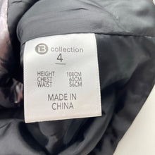 Load image into Gallery viewer, Girls B Collection, metallic silver puffer vest / jacket, NEW, size 4,  