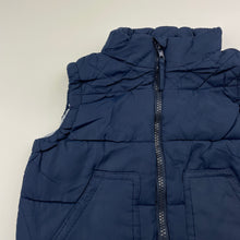 Load image into Gallery viewer, Boys Cotton On, navy vest / sleeveless jacket, GUC, size 2,  