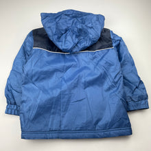 Load image into Gallery viewer, Boys H&amp;T, fleece lined spray jacket / coat, EUC, size 4,  