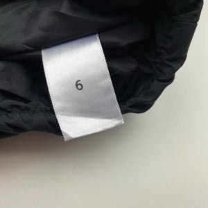 Girls Target, black lightweight hooded jacket / coat, L: 54cm, GUC, size 6,  