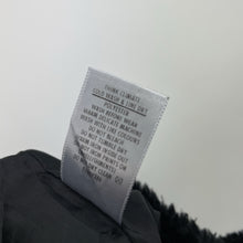 Load image into Gallery viewer, Girls Sista, lined black faux fur jacket, GUC, size 6,  