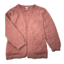 Load image into Gallery viewer, Girls Anko, soft feel fluffy open cardigan, L: 50cm, EUC, size 7,  