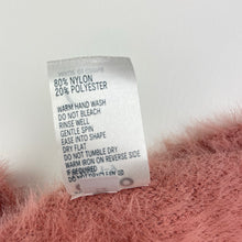 Load image into Gallery viewer, Girls Anko, soft feel fluffy open cardigan, L: 50cm, EUC, size 7,  