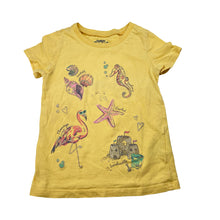 Load image into Gallery viewer, Girls Osh Kosh, yellow cotton tee / top, FUC, size 3,  