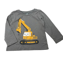 Load image into Gallery viewer, Boys Ollie's Place, cotton long sleeve tee / top, digger, FUC, size 1,  