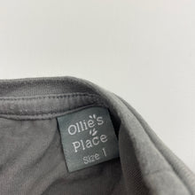Load image into Gallery viewer, Boys Ollie's Place, cotton long sleeve tee / top, digger, FUC, size 1,  