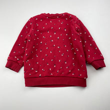 Load image into Gallery viewer, Girls H&amp;M, fleece lined floral sweater / jumper, GUC, size 0,  