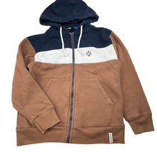 Load image into Gallery viewer, Boys Bauhaus, fleece lined zip hoodie sweater, wash fade, FUC, size 10,  