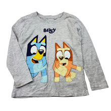 Load image into Gallery viewer, Unisex Bluey, grey marle long sleeve tee / top, FUC, size 4,  