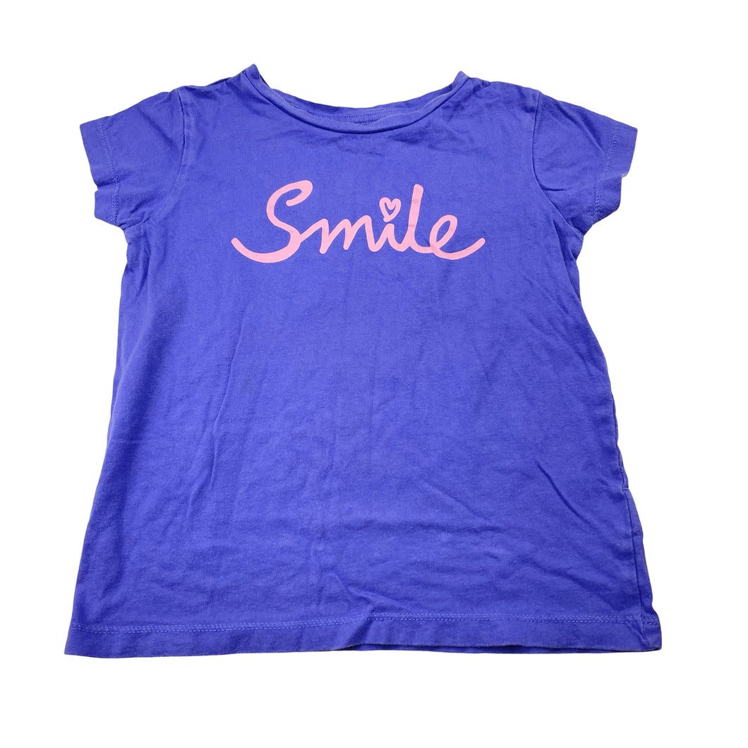 Girls Anko, purple cotton tee / top, FUC, size 6,  
