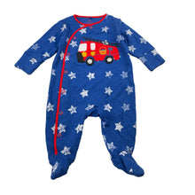 Load image into Gallery viewer, Boys Next, cotton coverall / romper, fire engine (up to 4.5kg), EUC, size 0000-000,  