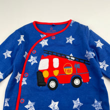 Load image into Gallery viewer, Boys Next, cotton coverall / romper, fire engine (up to 4.5kg), EUC, size 0000-000,  