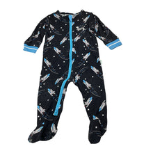 Load image into Gallery viewer, Unisex Peter Alexander, stretchy zip coverall / romper, wash fade, FUC, size 0,  
