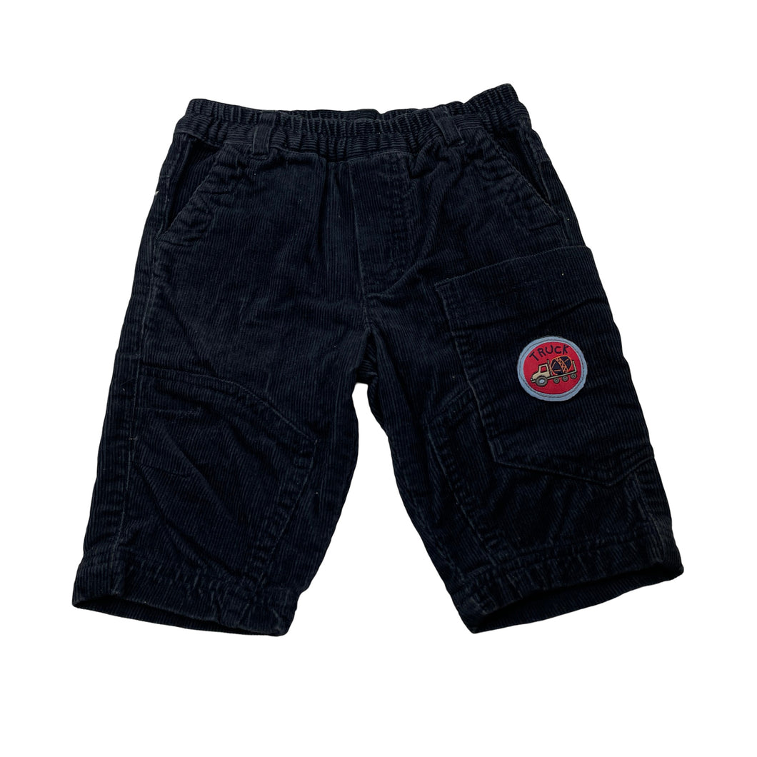 Boys Target, corduroy cotton pants / bottoms, elasticated, GUC, size 000,  