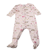 Load image into Gallery viewer, Girls Dymples, organic cotton zip coverall / romper, GUC, size 0,  