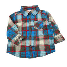 Load image into Gallery viewer, Boys Tiny Little Wonders, flannel cotton long sleeve shirt, FUC, size 1,  