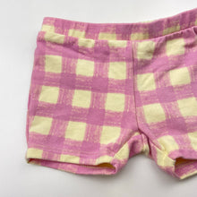 Load image into Gallery viewer, Girls Eve Girl, checked stretchy cotton blend shorts, elasticated, FUC, size 3,  