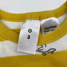 Load image into Gallery viewer, Unisex Target, ribbed stretchy long sleeve pyjama top, rabbit, FUC, size 3,  