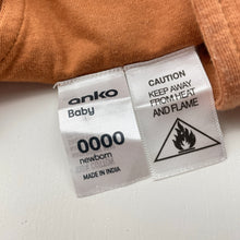 Load image into Gallery viewer, Unisex Anko, Christmas cotton overalls / romper, EUC, size 0000,  