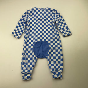 Unisex Seed, soft feel stretchy zip romper, EUC, size 0000,  