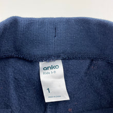 Load image into Gallery viewer, Boys Anko, fleece lined track pants, elasticated, EUC, size 1,  