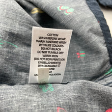 Load image into Gallery viewer, Boys Target, navy cotton Christmas short sleeve shirt, NEW, size 7,  
