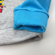 Load image into Gallery viewer, Boys SEGA, SONIC THE HEDGEHOG fleece lined hoodie sweater, pilling on cuffs, FUC, size 7-8,  