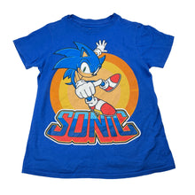 Load image into Gallery viewer, Boys SONIC THE HEDGEHOG, cotton tee / top, Sz: S, armpit to armpit: 35cm, FUC, size 7-8,  