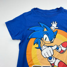 Load image into Gallery viewer, Boys SONIC THE HEDGEHOG, cotton tee / top, Sz: S, armpit to armpit: 35cm, FUC, size 7-8,  