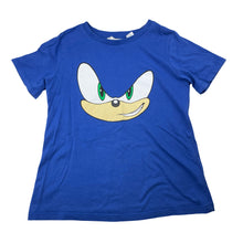 Load image into Gallery viewer, Boys H&amp;M, SEGA SONIC THE HEDGEHOG cotton tee / top, EUC, size 7-8,  