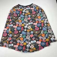 Load image into Gallery viewer, Unisex Rock Your Kid, stretchy long sleeve tee / top, wash fade, loose stitching on cuffs, FUC, size 10,  