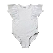 Load image into Gallery viewer, Girls Anko, tulle trim stretchy bodysuit, EUC, size 6,  