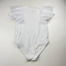 Load image into Gallery viewer, Girls Anko, tulle trim stretchy bodysuit, EUC, size 6,  