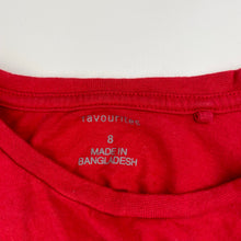 Load image into Gallery viewer, Unisex Favourites, cotton Christmas tee / top, GUC, size 8,  