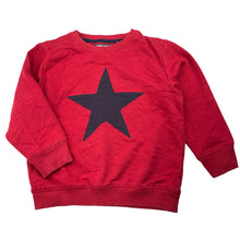 Load image into Gallery viewer, Boys Next, red fleece lined sweater / jumper, GUC, size 4-5,  