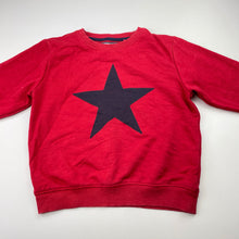 Load image into Gallery viewer, Boys Next, red fleece lined sweater / jumper, GUC, size 4-5,  