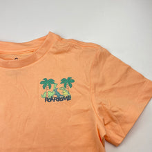 Load image into Gallery viewer, Unisex Target, coral organic cotton tee / top, dinosaurs, EUC, size 3,  