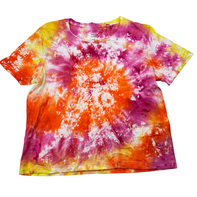 Girls Favourites, tie dyed organic cotton tee / top, EUC, size 14,  