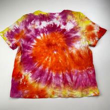 Load image into Gallery viewer, Girls Favourites, tie dyed organic cotton tee / top, EUC, size 14,  