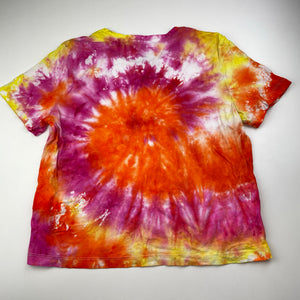 Girls Favourites, tie dyed organic cotton tee / top, EUC, size 14,  