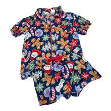 Load image into Gallery viewer, Unisex Peter Alexander, cotton Christmas pyjama top &amp; shorts, GUC, size 4,  