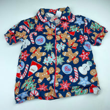Load image into Gallery viewer, Unisex Peter Alexander, cotton Christmas pyjama top &amp; shorts, GUC, size 4,  