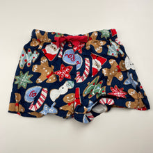 Load image into Gallery viewer, Unisex Peter Alexander, cotton Christmas pyjama top &amp; shorts, GUC, size 4,  