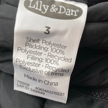 Load image into Gallery viewer, Boys Lily &amp; Dan, reversible camo print / black hooded jacket / coat, GUC, size 3,  