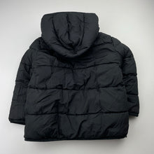 Load image into Gallery viewer, Boys Lily &amp; Dan, reversible camo print / black hooded jacket / coat, GUC, size 3,  