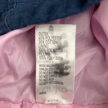 Load image into Gallery viewer, Girls Anko, navy hooded jacket / coat, horse, GUC, size 4,  