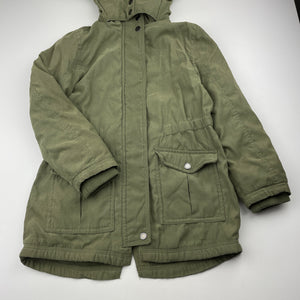 Girls Target, lightweight fleece lined jacket / coat, L: 54cm, GUC, size 7,  