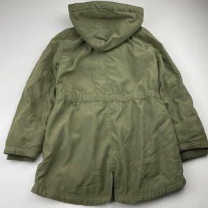 Girls Target, lightweight fleece lined jacket / coat, L: 54cm, GUC, size 7,  