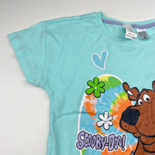 Load image into Gallery viewer, Girls SCOOBY-DO, soft cotton pyjama tee / top, EUC, size 10,  