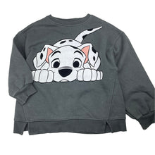 Load image into Gallery viewer, Girls Zara, Disney 101 Dalmations fleece lined sweater / jumper, GUC, size 8,  
